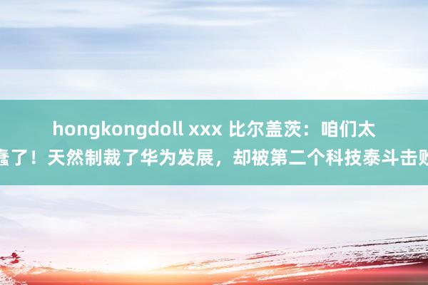 hongkongdoll xxx 比尔盖茨：咱们太蠢了！天然制裁了华为发展，却被第二个科技泰斗击败