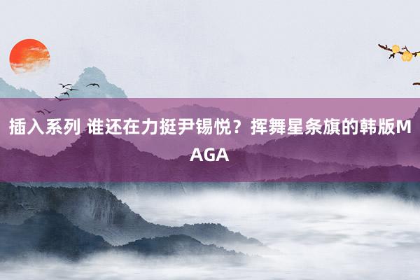 插入系列 谁还在力挺尹锡悦？挥舞星条旗的韩版MAGA