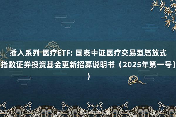 插入系列 医疗ETF: 国泰中证医疗交易型怒放式指数证券投资基金更新招募说明书（2025年第一号）