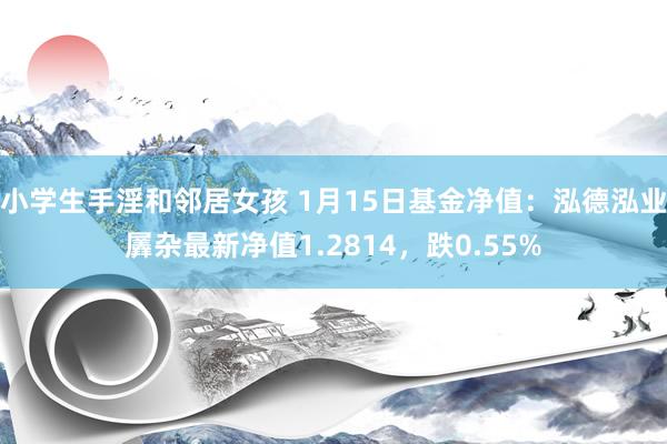 小学生手淫和邻居女孩 1月15日基金净值：泓德泓业羼杂最新净值1.2814，跌0.55%